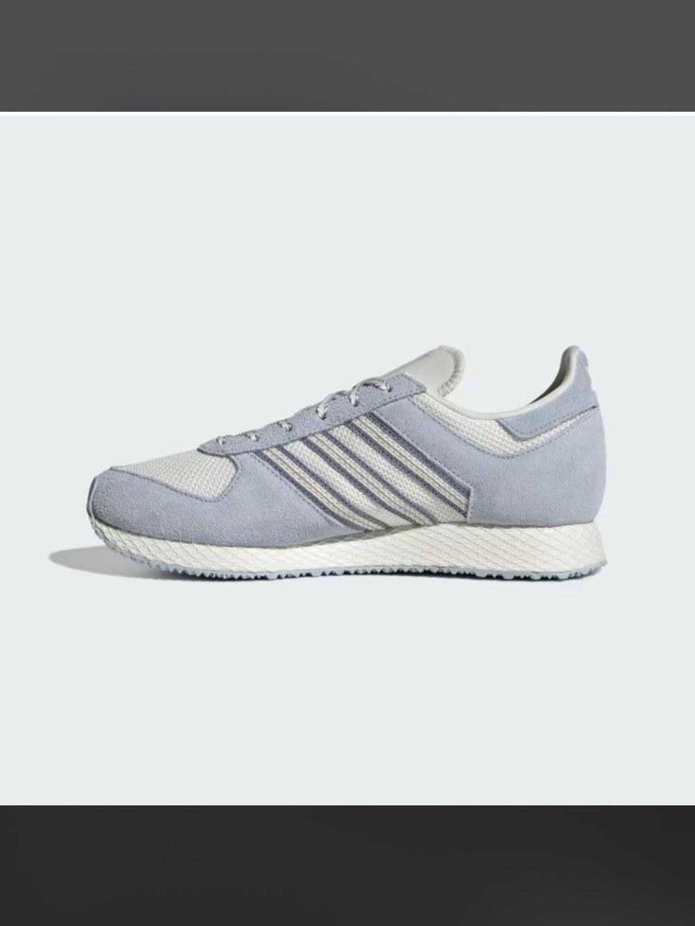Women’s Adidas Atlanta Sneakers - Lightweight Grey Suede Retro Runner